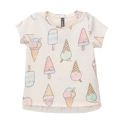 Футболка Мороженое Crockid КР 302322 светлый жемчуг 01